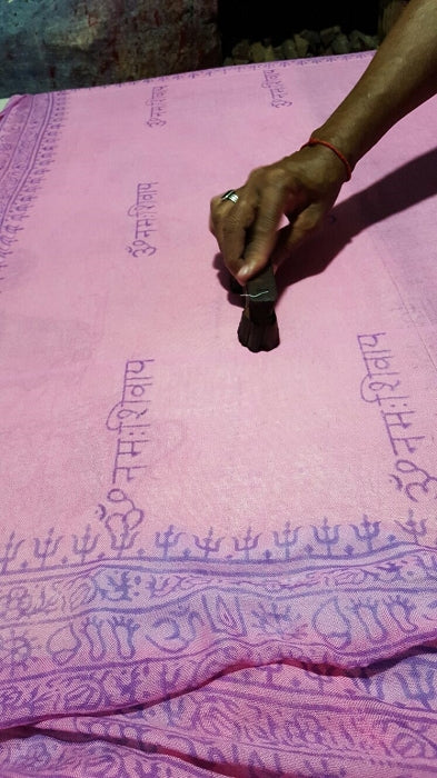 OM Ganesha Mantra Meditation Prayer Shawl by OMSutra