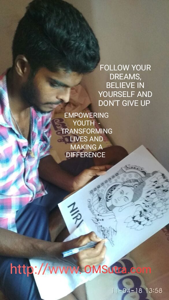 NIRVANA Tee - An art of practicing Mindfulness by OMSutra