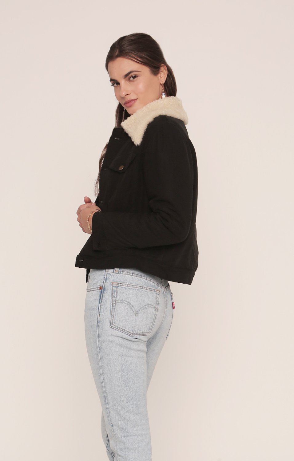 Impala Sherpa Jacket - Raven Black