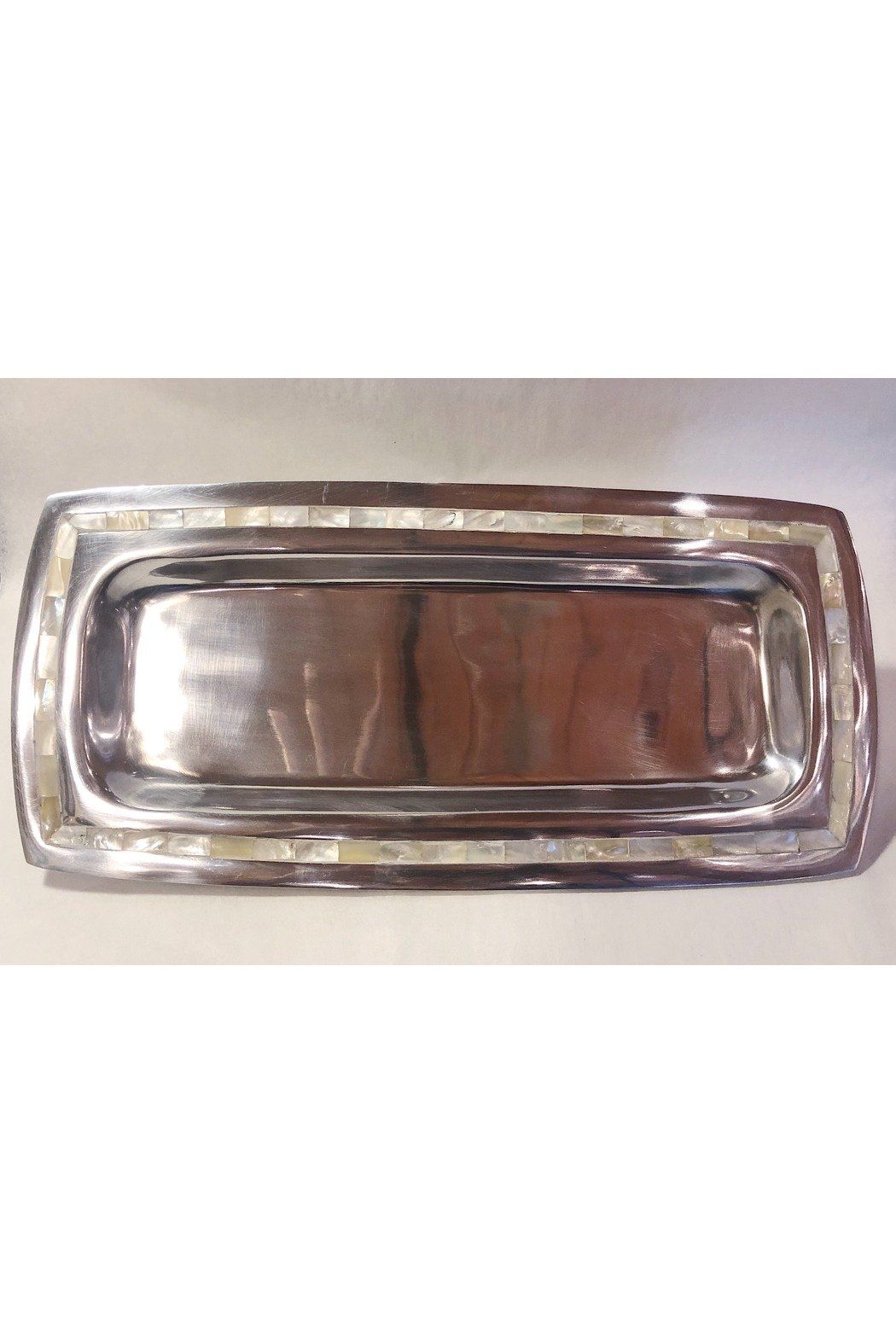 Serving Tray With Mother Of Pearl Inlay