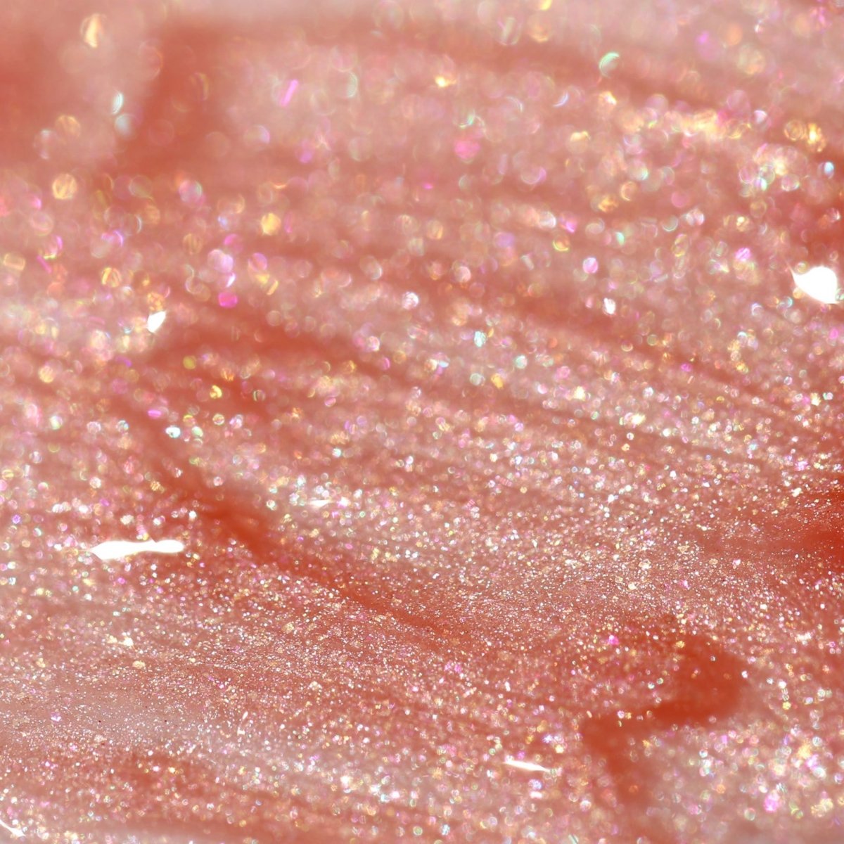 Nude lip gloss with pink and gold shimmers - Instant Crush - Baby Sparkles  - Half Caked