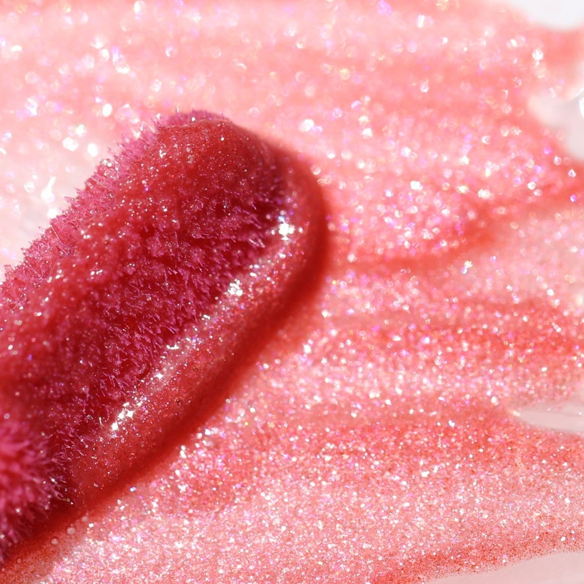 Lip applicator with rose color and shimmer - Instant Crush Lip Gloss - Caught Up - Half Caked