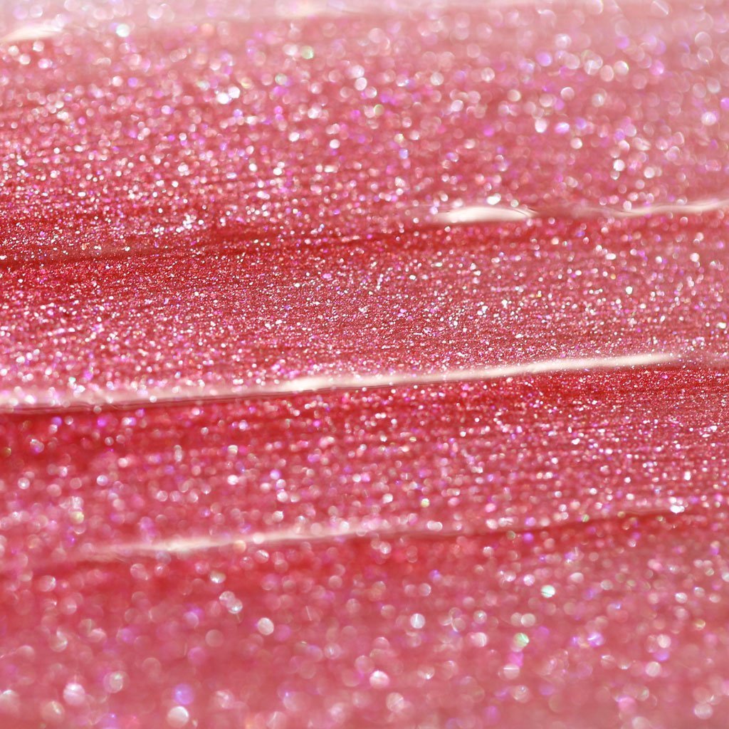 Rose red lip gloss with pink and gold shimmers - Instant Crush - Caught Up  - Half Caked