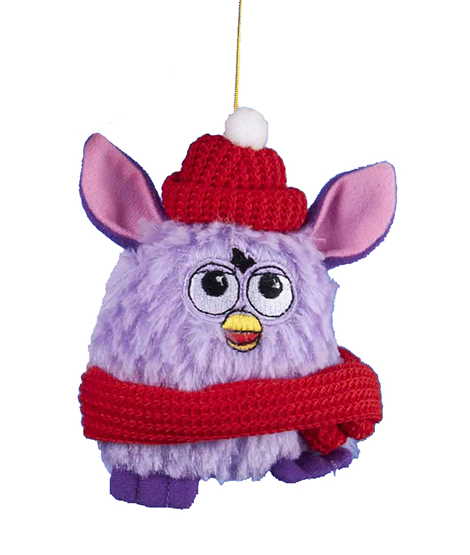 Furby Plush Mini Ornament - Purple