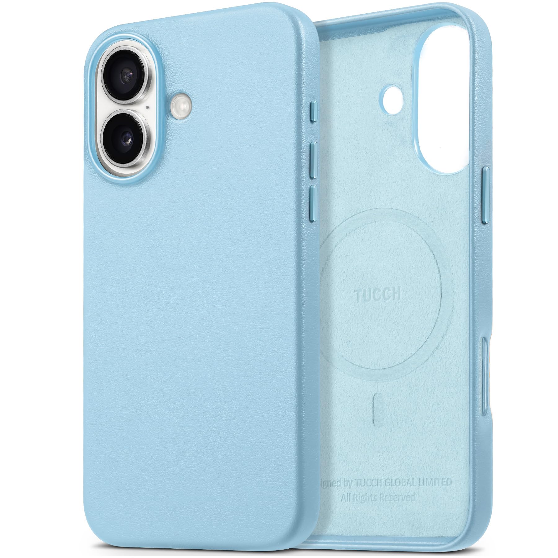 iPhone 16 Pro Max, Magnetic Slim Case [Wireless Charging] Shockproof Anti-Slip Protective Phone Cover[Anti-Fingerprint] Compatible with iPhone 16 Pro Max 6.9", Raspberry Red