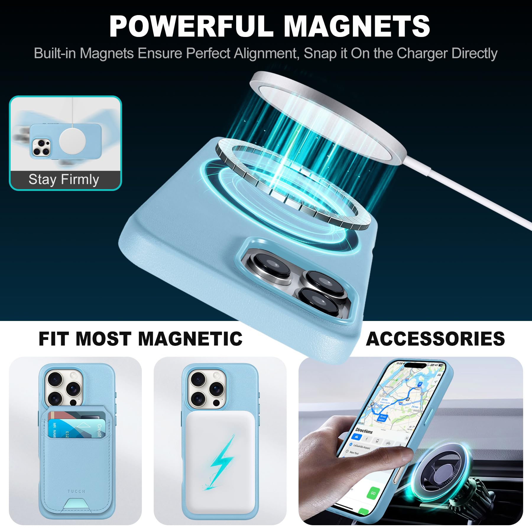 iPhone 16 Pro Max, Magnetic Slim Case [Wireless Charging] Shockproof Anti-Slip Protective Phone Cover[Anti-Fingerprint] Compatible with iPhone 16 Pro Max 6.9", Raspberry Red