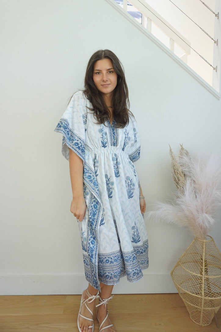 Santorini Kaftan - Bluebell