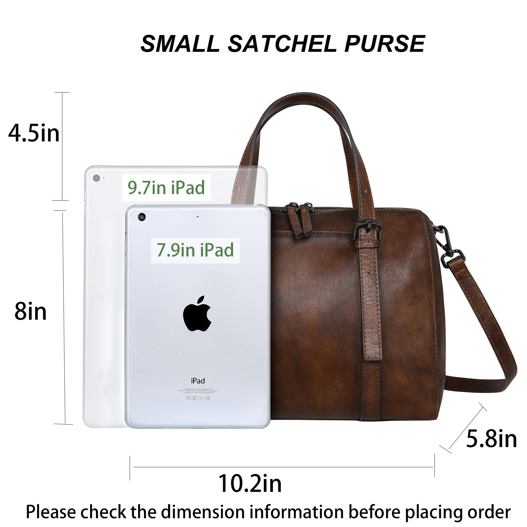 Iswee Genuine Leather Purses for Women Designer Hobo Crossbody Bag Satchel Handbags Top Handle Purses for Travel