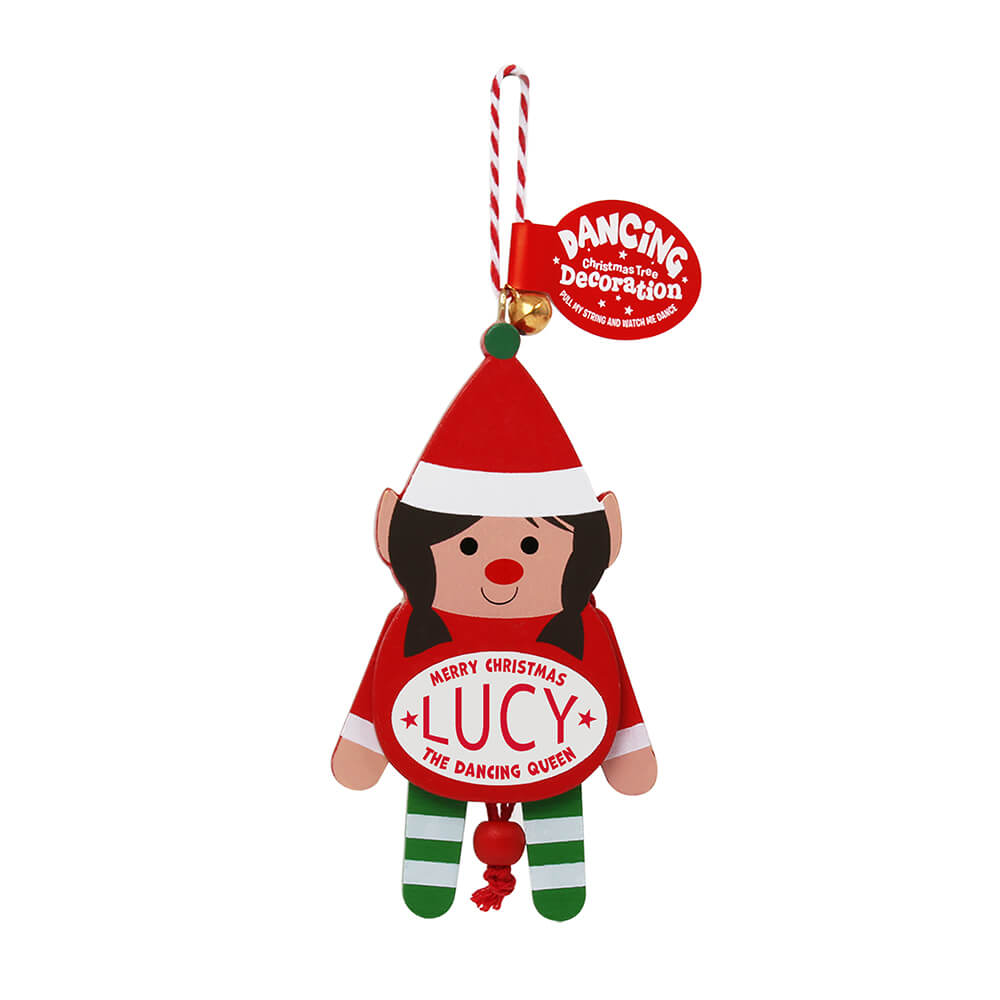 Dancing Wooden Ornament (L - Z) -