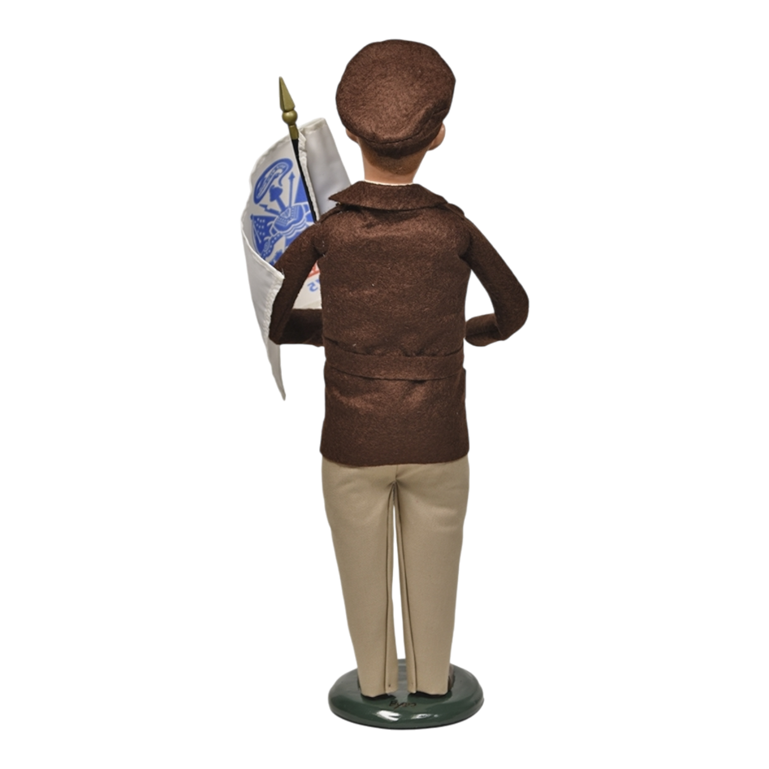 Army Man with Flag