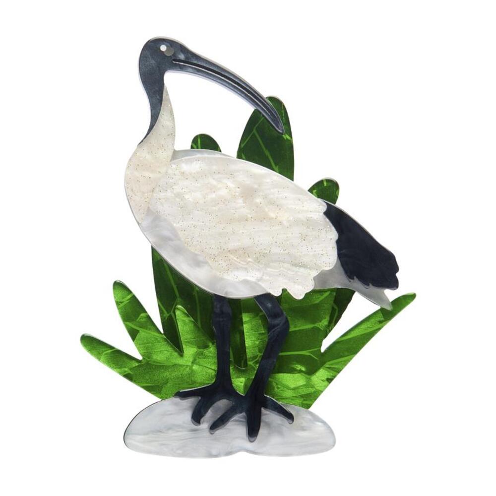 Izzy the Ibis Brooch by Erstwilder