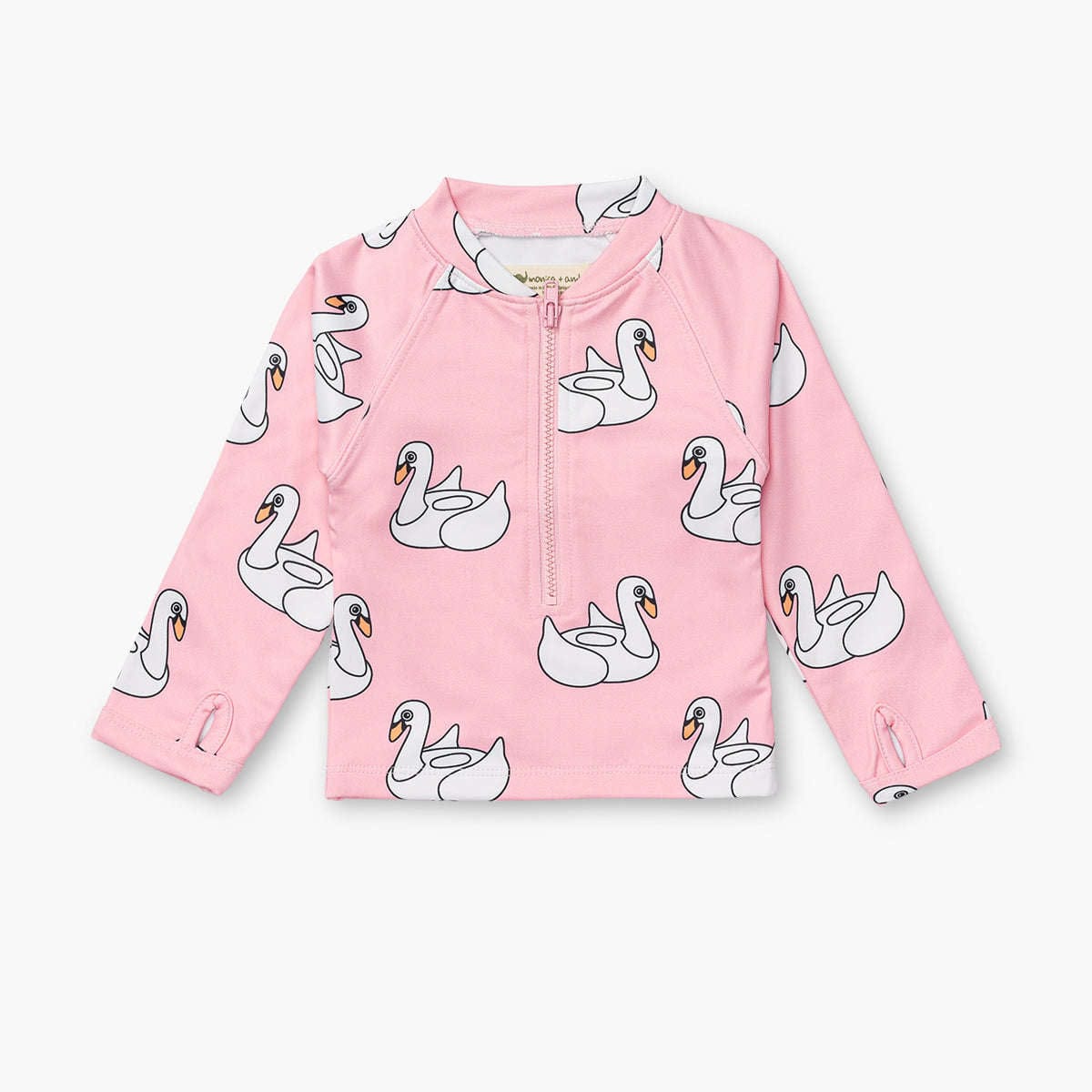 Rashguard Top - Swan Floatie