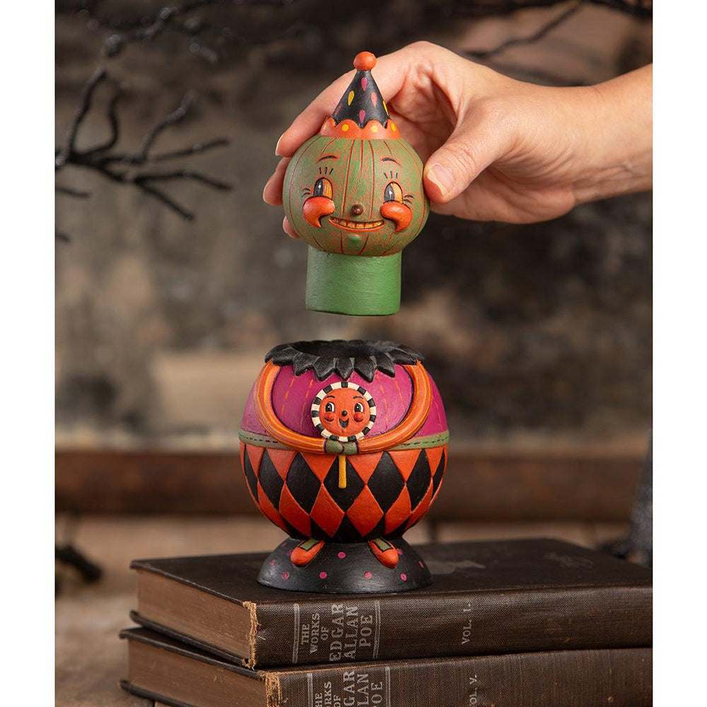 Jackie Green-O-Ween Spooks Jar Johanna Parker for Bethany Lowe Designs