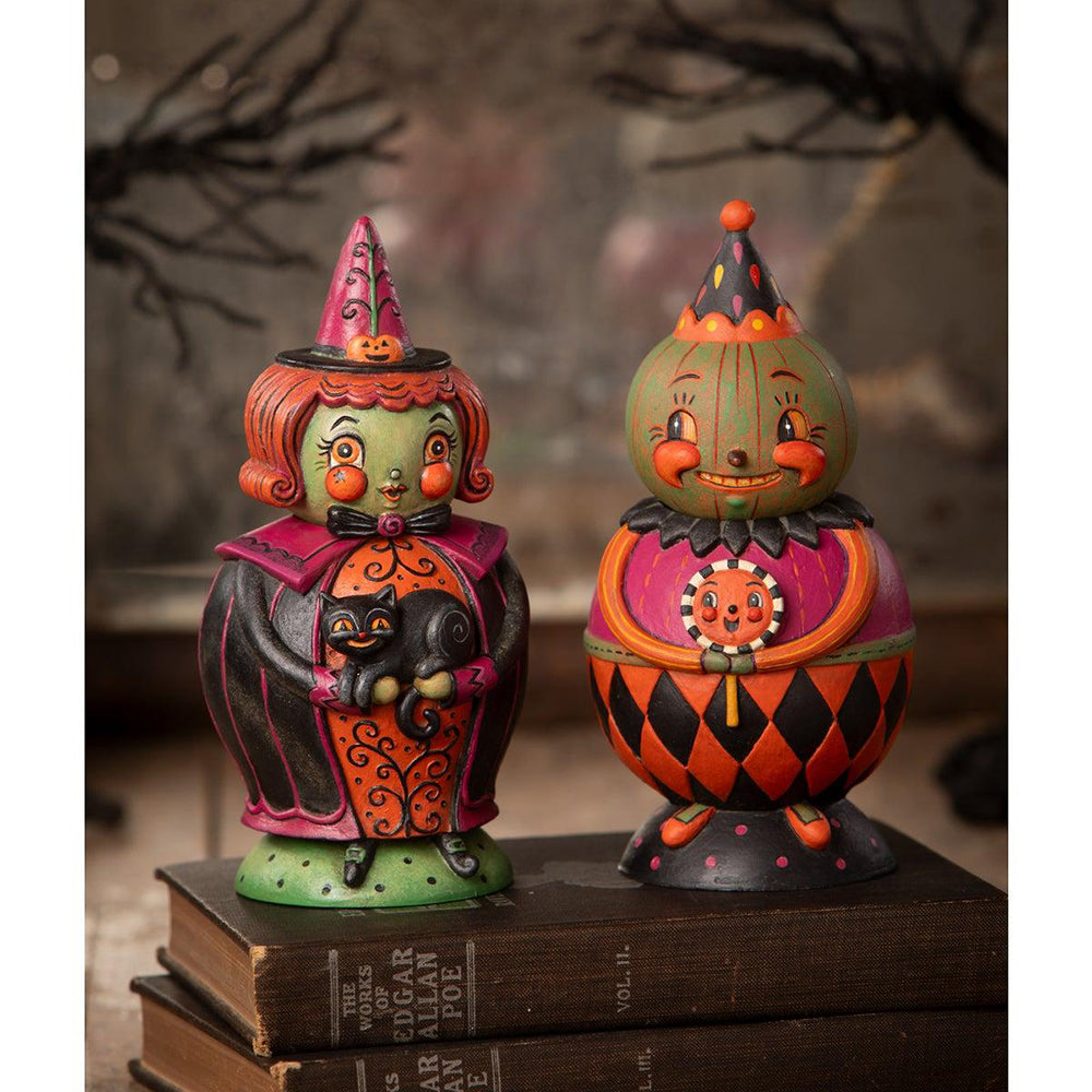 Jackie Green-O-Ween Spooks Jar Johanna Parker for Bethany Lowe Designs