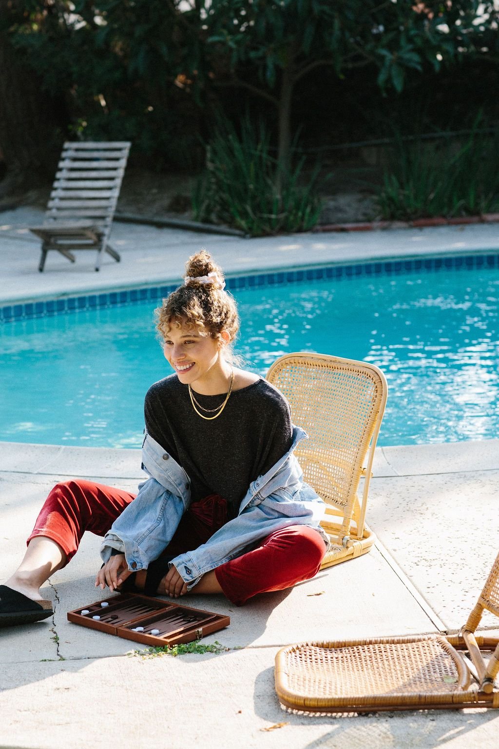 Jagger Joggers | Red Velvet Pants | Sangria Red