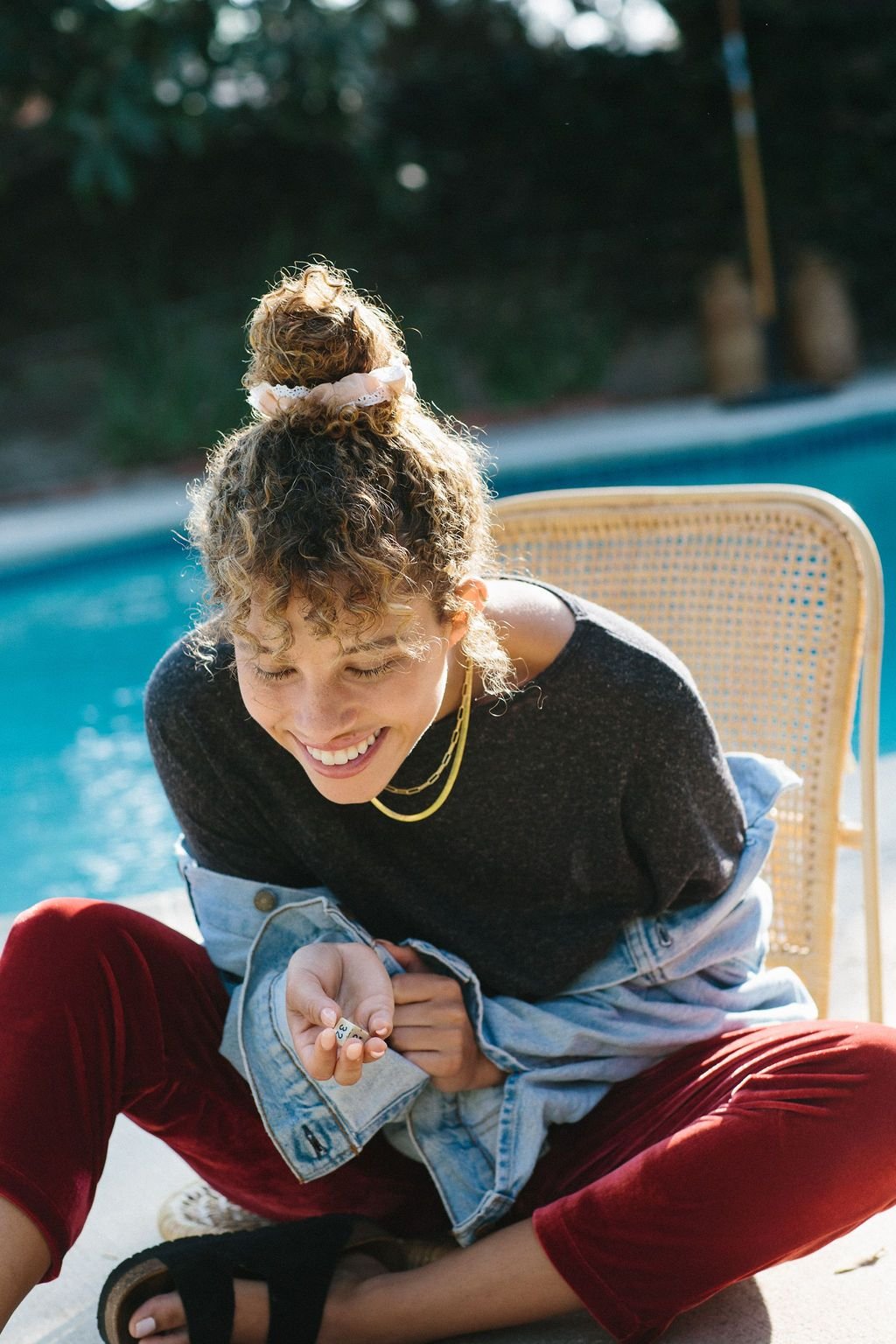 Jagger Joggers | Red Velvet Pants | Sangria Red