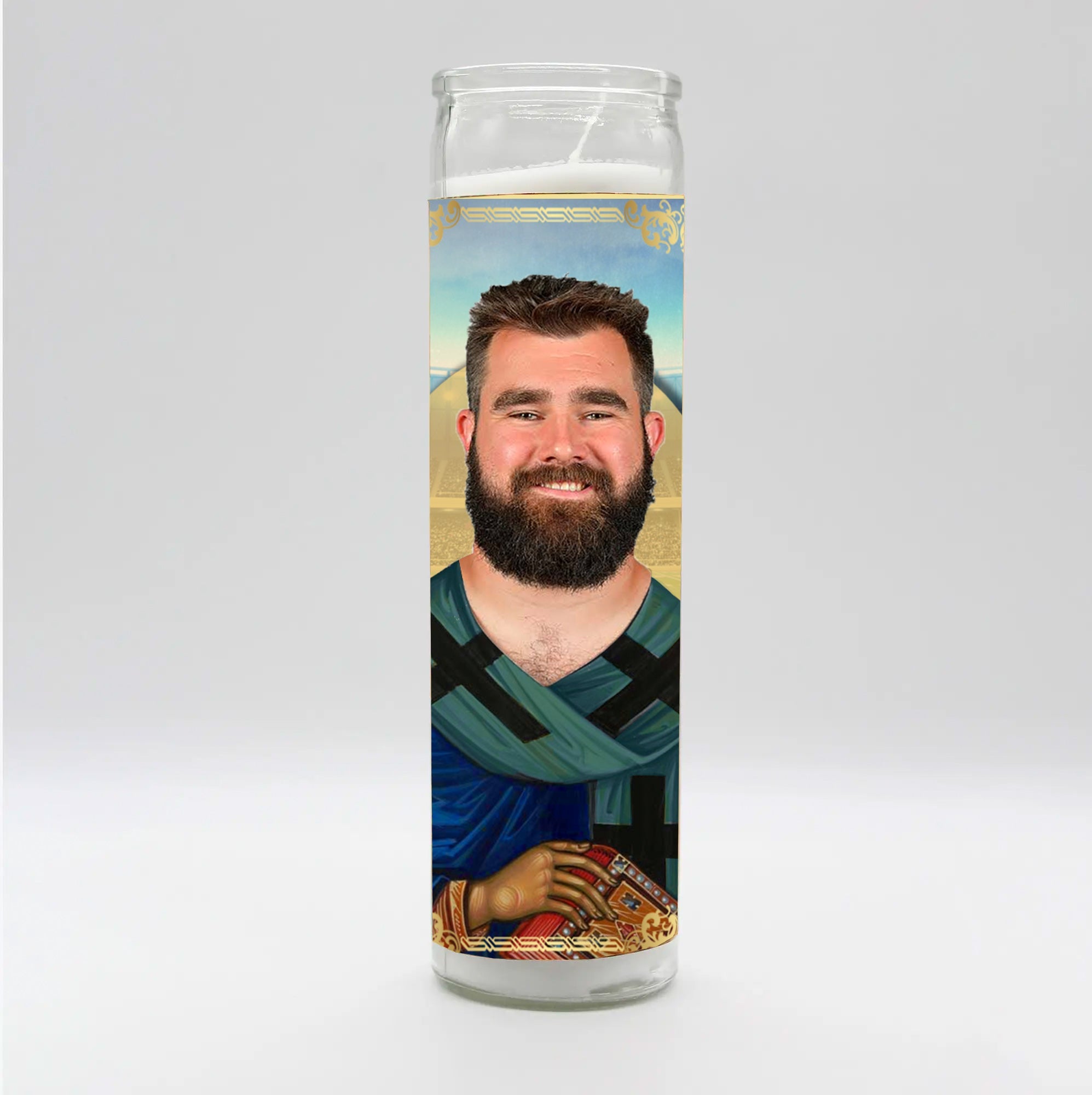 Saint Jason Candle by BOBBYK
