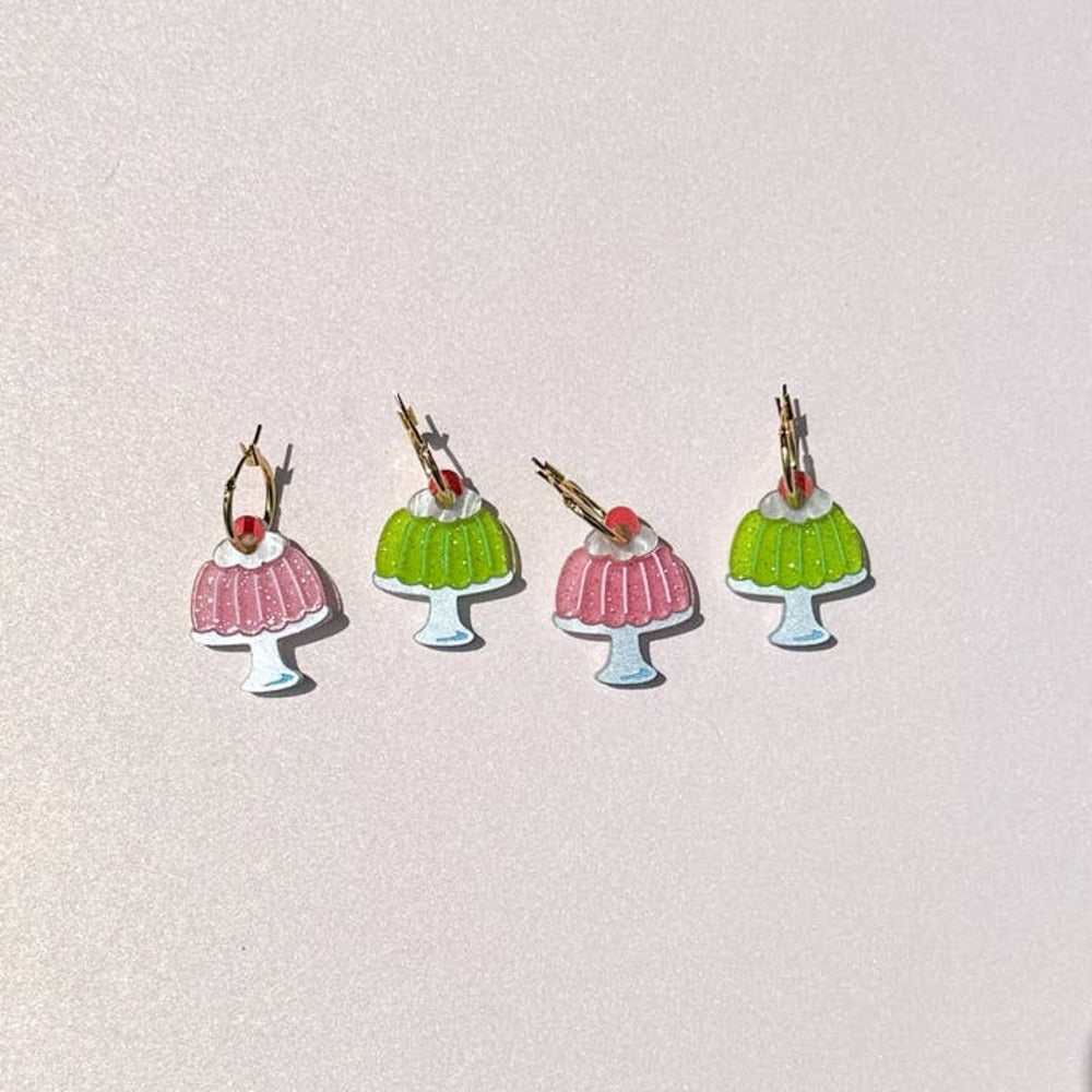 Jello Pudding Acrylic Earrings