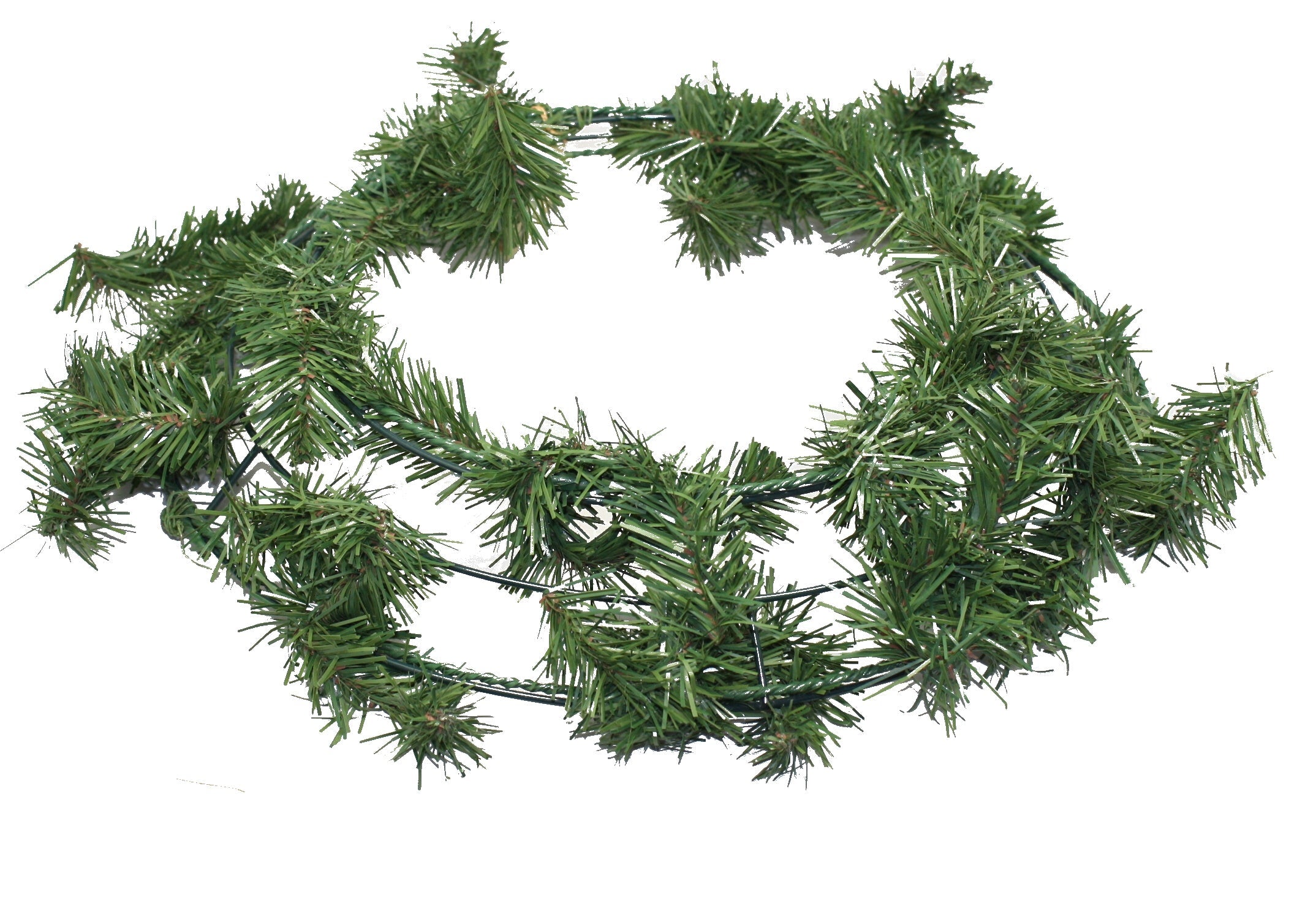 Green Wreath Frame Ribbon