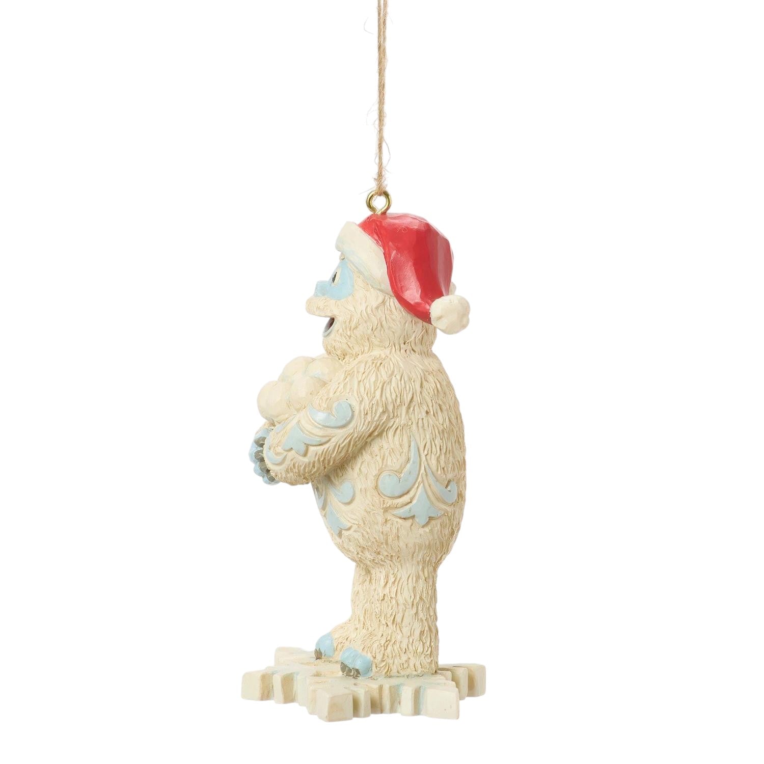 Bumble on Snowflake Ornament