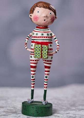 Joey's Christmas Jammies Lori Mitchell Holiday Figurine