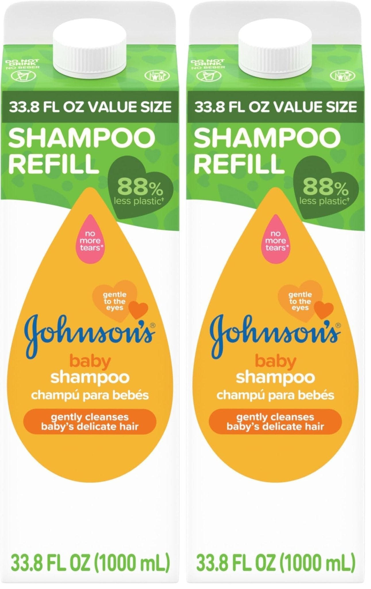 Johnson's Baby Shampoo with Tear-Free Formula, Shampoo for Baby's Delicate Scalp & Skin, Gently Washes Away Dirt & Germs, Paraben-, Phthalate-, Sulfate- & Dye-Free, 20.3 fl. oz