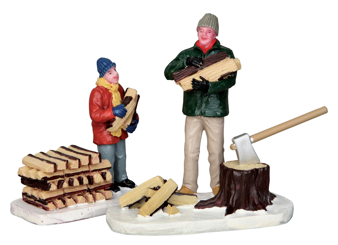 Stacking Firewood - 2 Piece Set