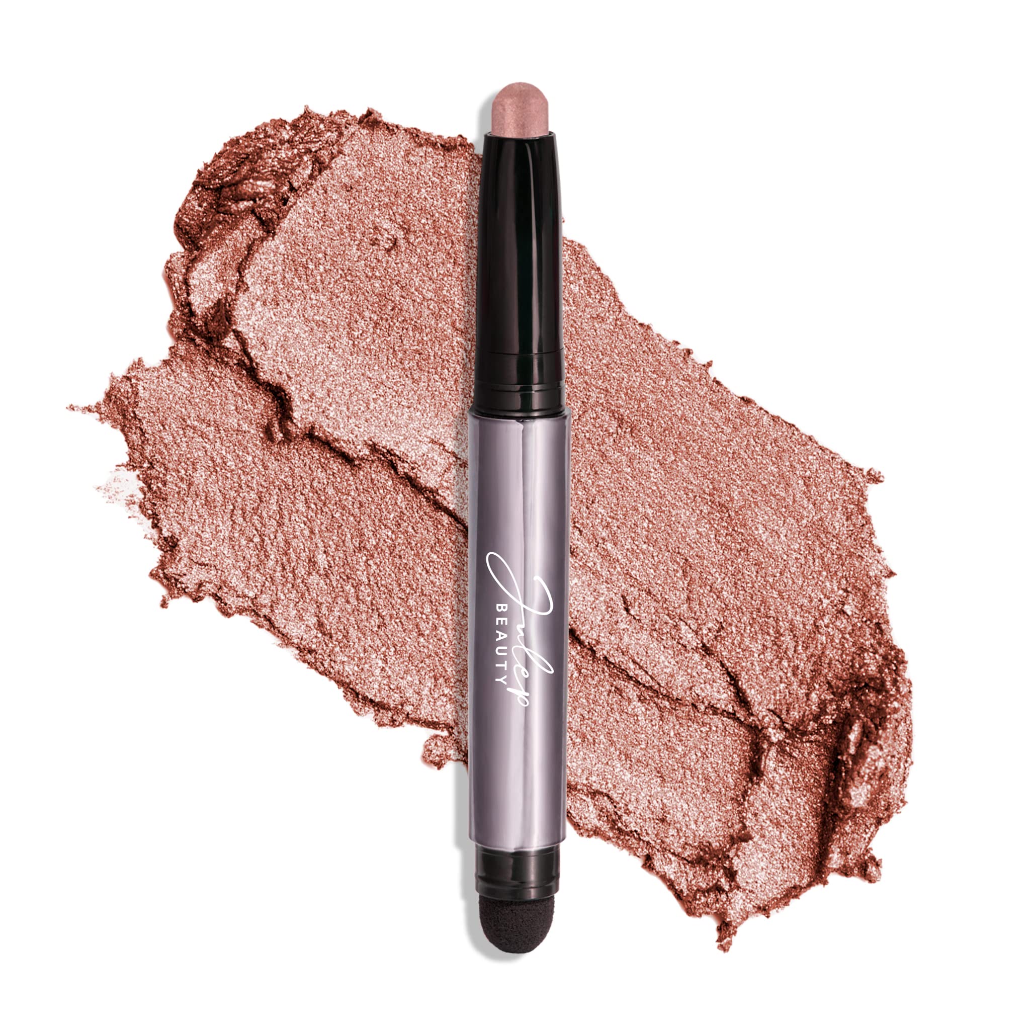 Julep Eyeshadow 101 Cream-to-Powder Waterproof Shadow Stick – Champagne Shimmer – Long-Lasting, Crease-Proof, Medium Golden-Beige Shimmer Cream Eyeshadow with Built-in Smudger