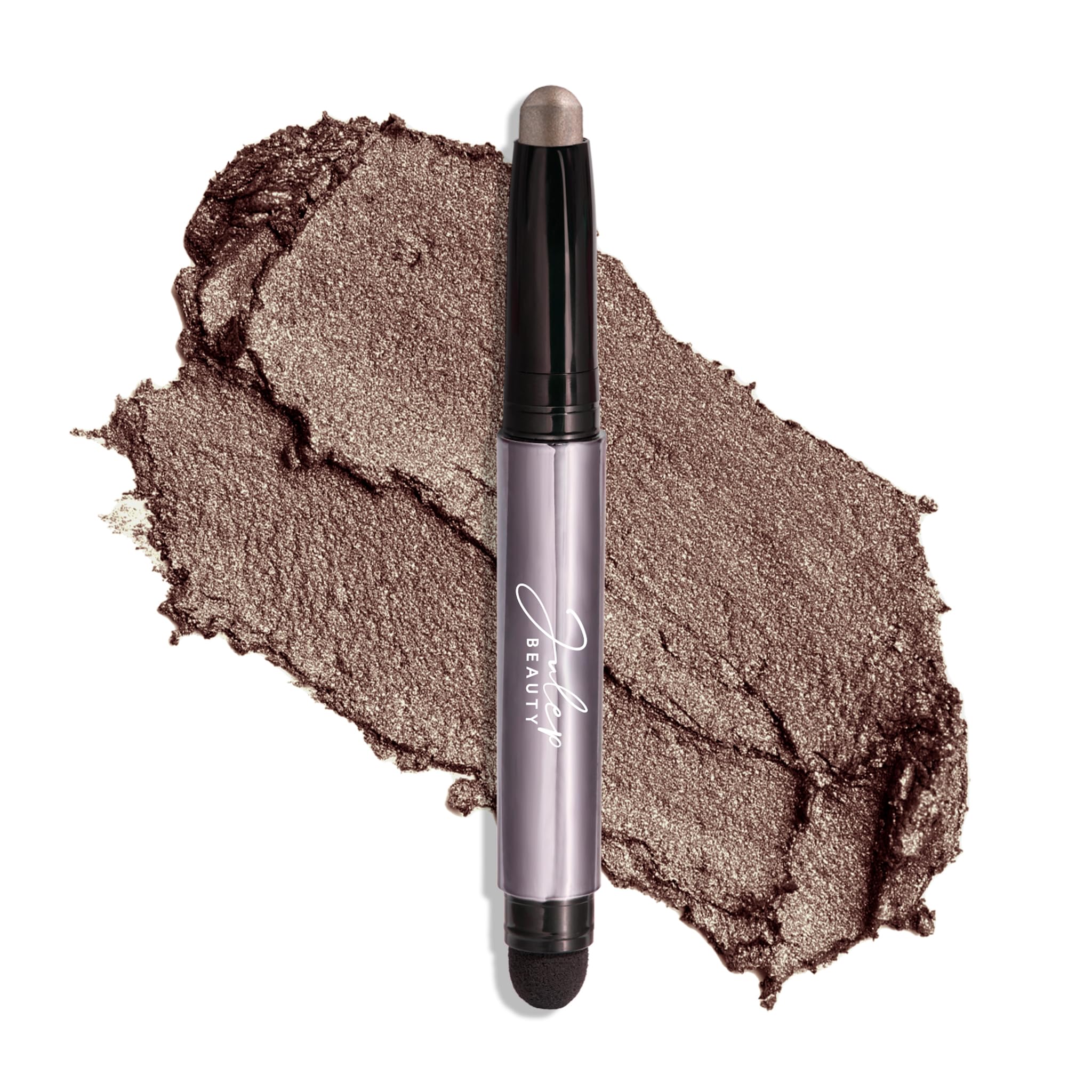 Julep Eyeshadow 101 Cream-to-Powder Waterproof Shadow Stick – Champagne Shimmer – Long-Lasting, Crease-Proof, Medium Golden-Beige Shimmer Cream Eyeshadow with Built-in Smudger