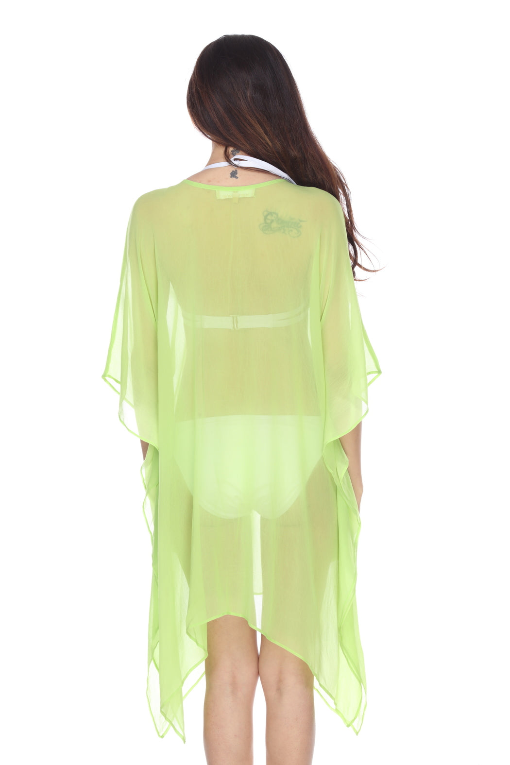 Sheer Embroidered Cover-Up