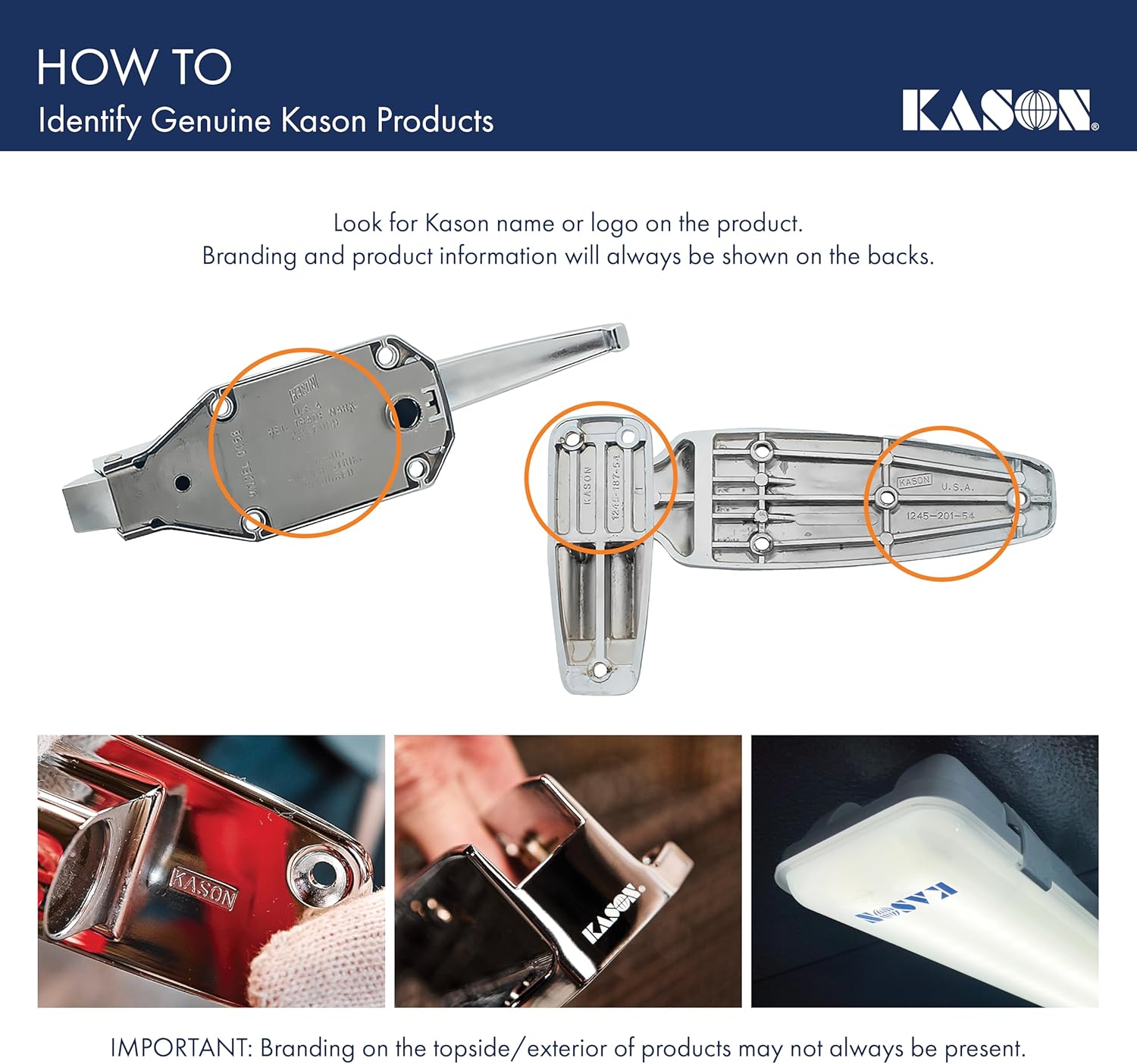 Kason 1245 Reversible Cam-Rise Hinge, Flush Offset, Brushed Chrome Finish, 11245000088