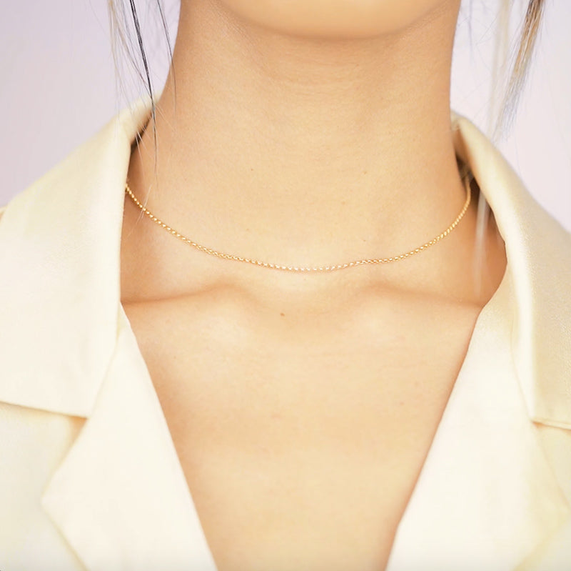 Gold Rolo Necklace