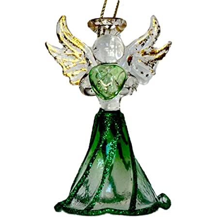 Crystal Birthstone Angel Ornament - May
