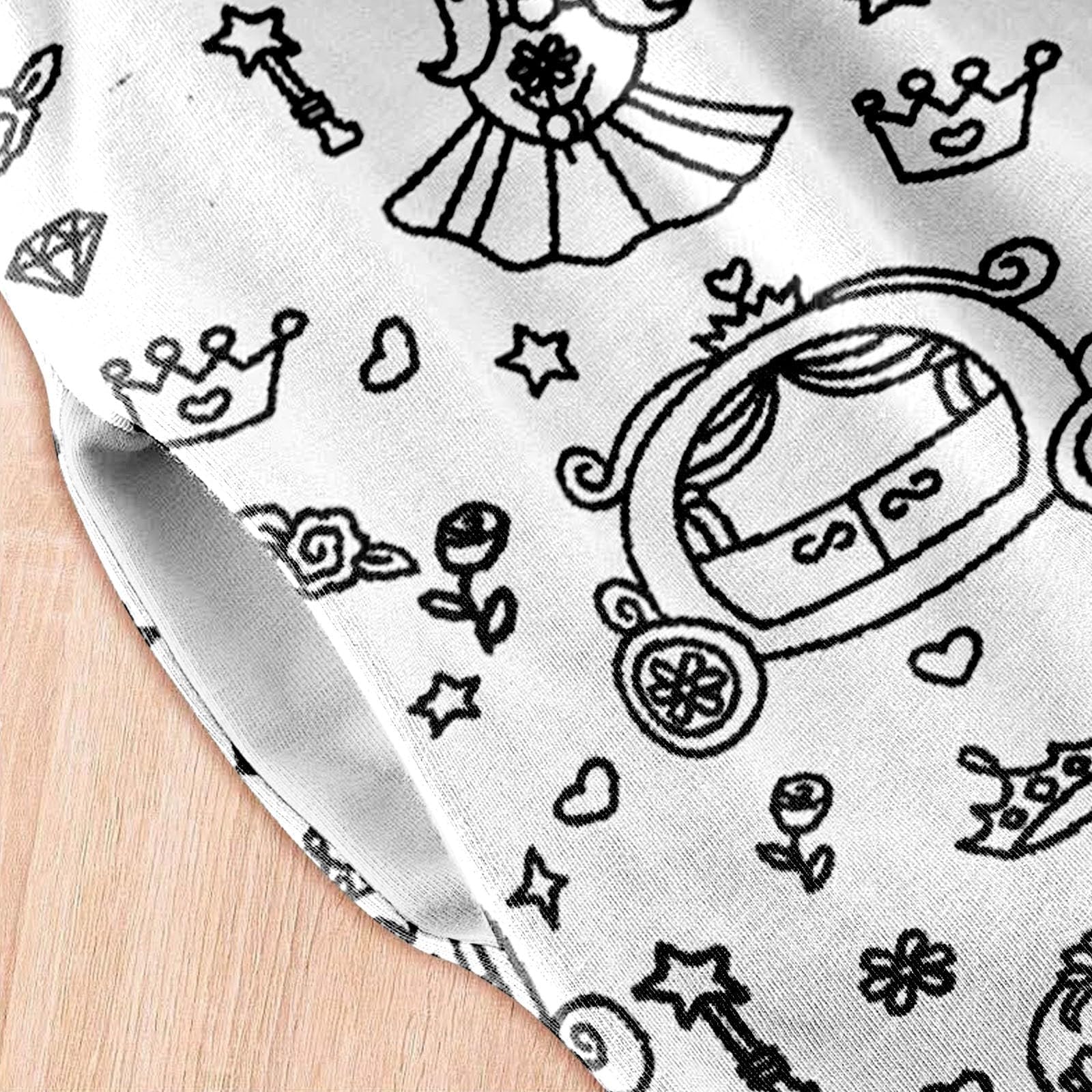 Kid DIY Hand Painted Homewear Jumpsuit Sleeveless Romper Outfits Pants Clothes for Boy and Girl Can Play with and Wear