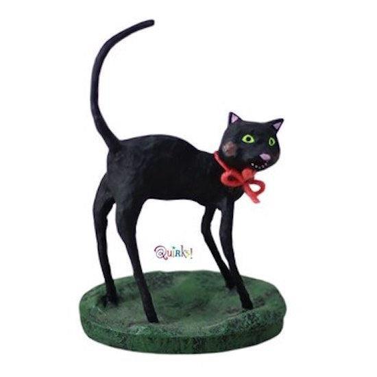 Kitty Boo Halloween Figurine by Lori Mitchell