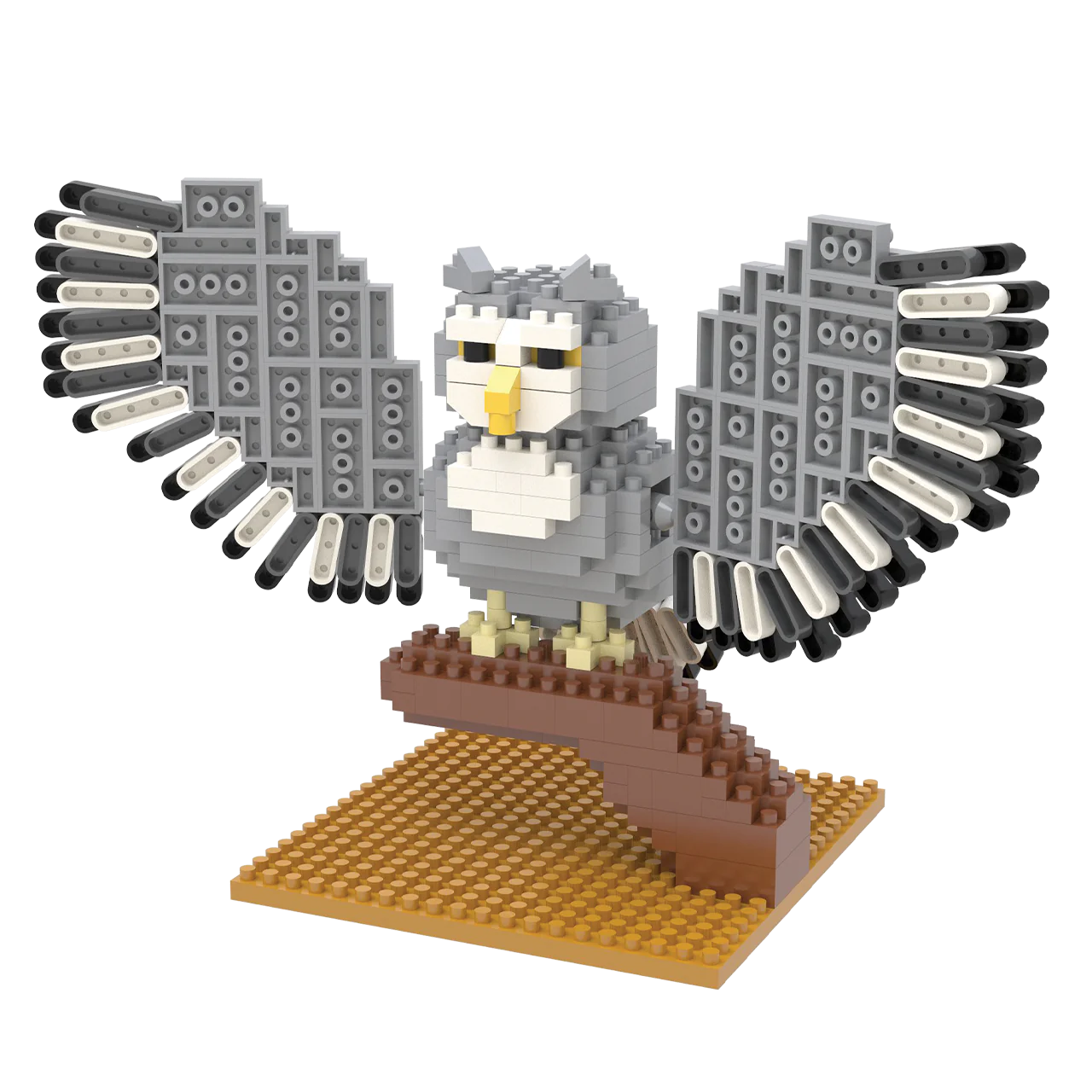 Mini Building Blocks - Great Horned Owl