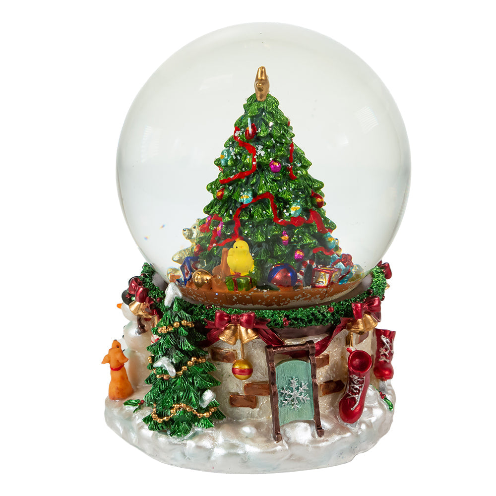 120MM Musical Christmas Tree Water Globe