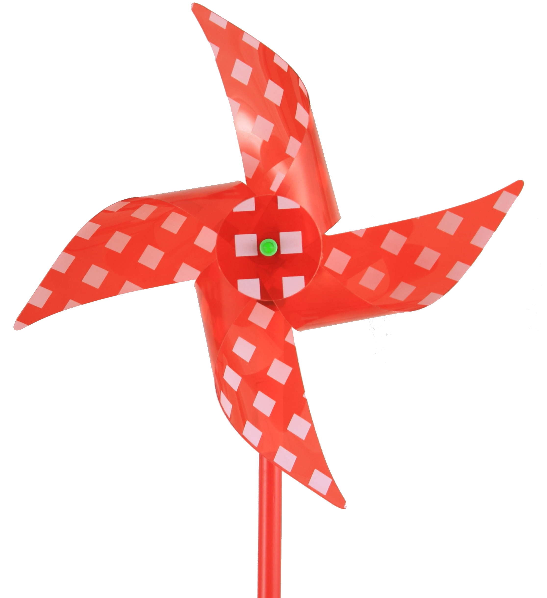 PVC Pinwheel - Red Gingham