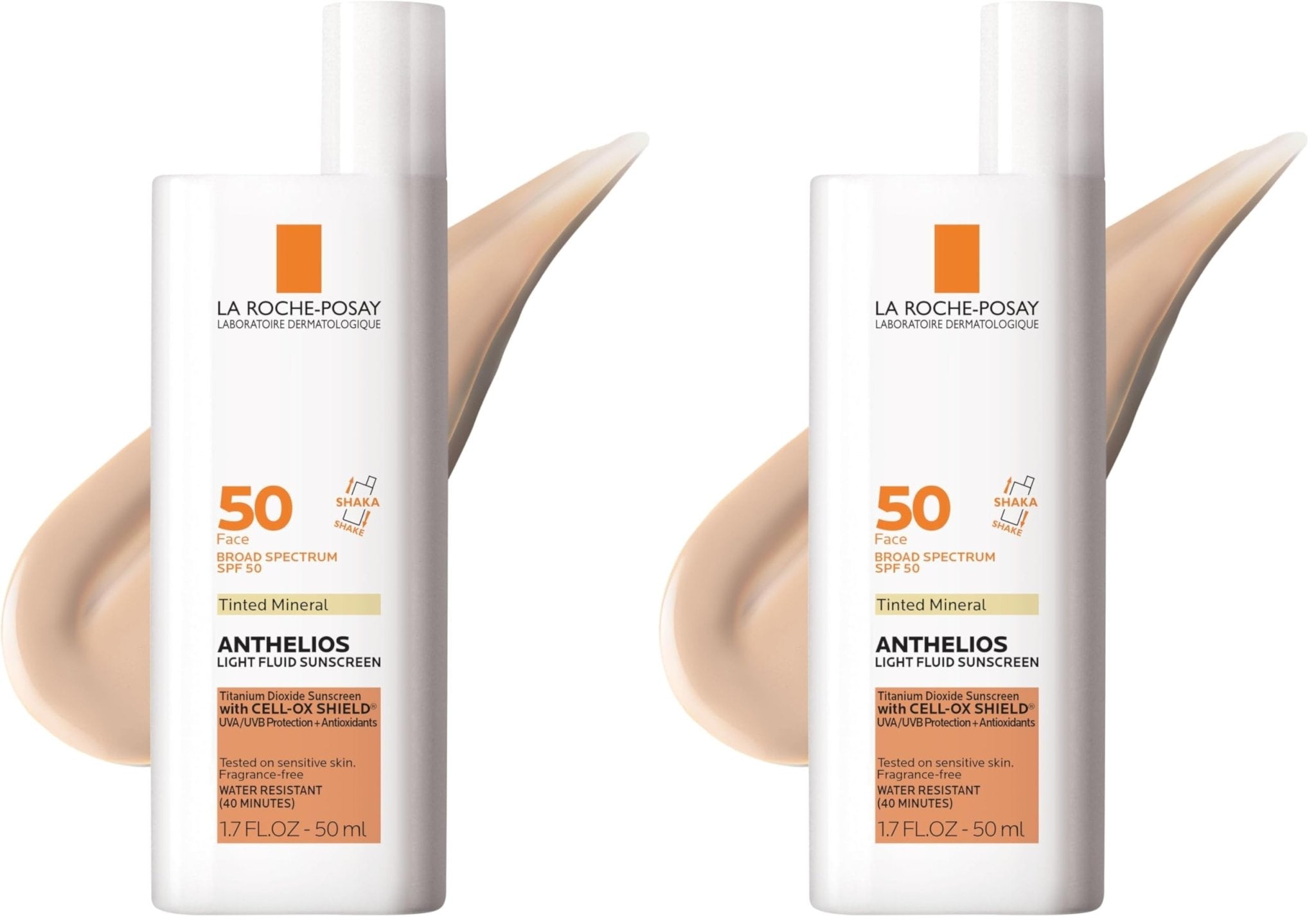 La Roche-Posay Anthelios Sunscreen SPF 50, Ultra-Light Fluid Broad Spectrum SPF 50, Face Sunscreen with Titanium Dioxide Mineral, Lightweight & Fast-Absorbing, Oil-Free, Matte Finish