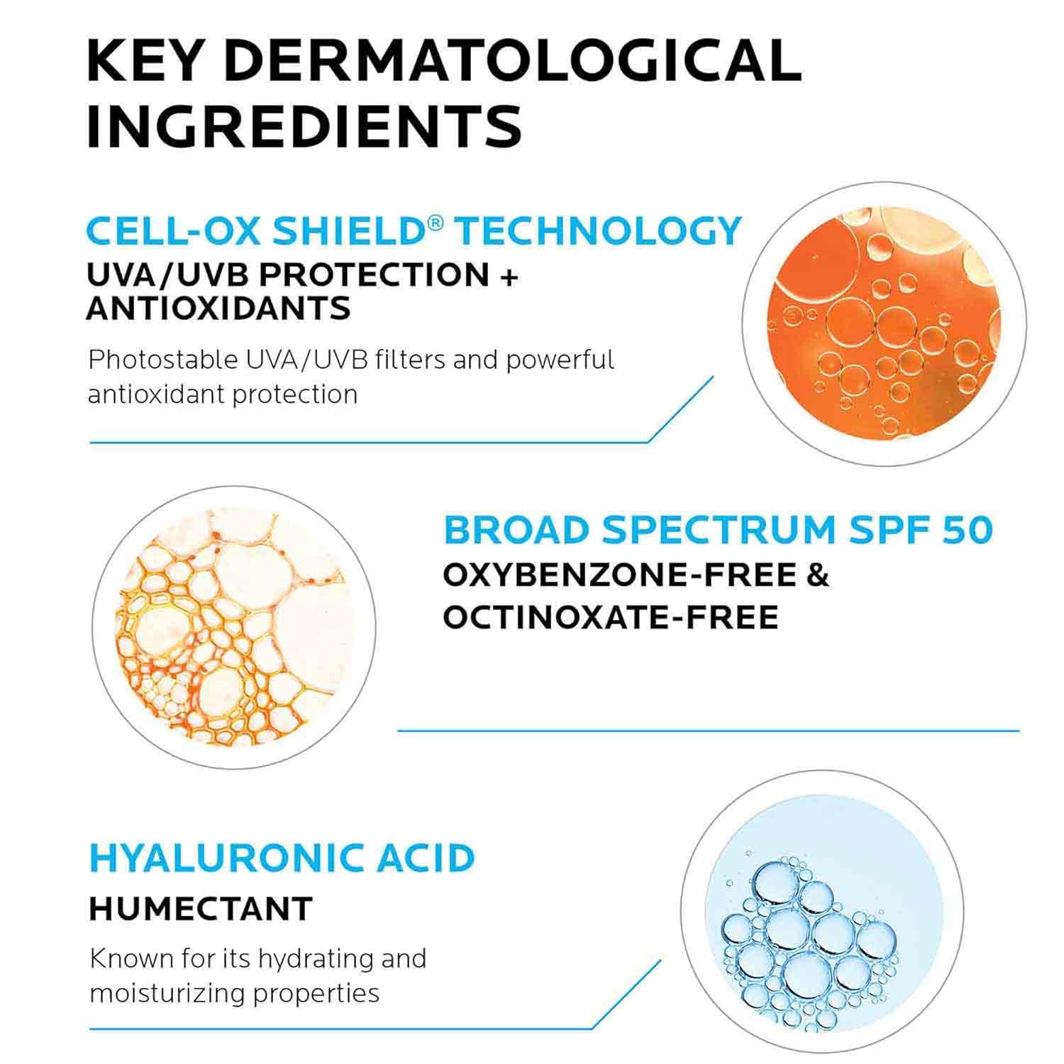 La Roche Posay Anthelios UV Sunscreen SPF 50, Daily Sunscreen for Face in 3 Formulas, UV Tone with Niacinamide, UV Hydra with Hyaluronic Acid, UV Clear with Azelaic Acid, Broad Spectrum Invisible SPF