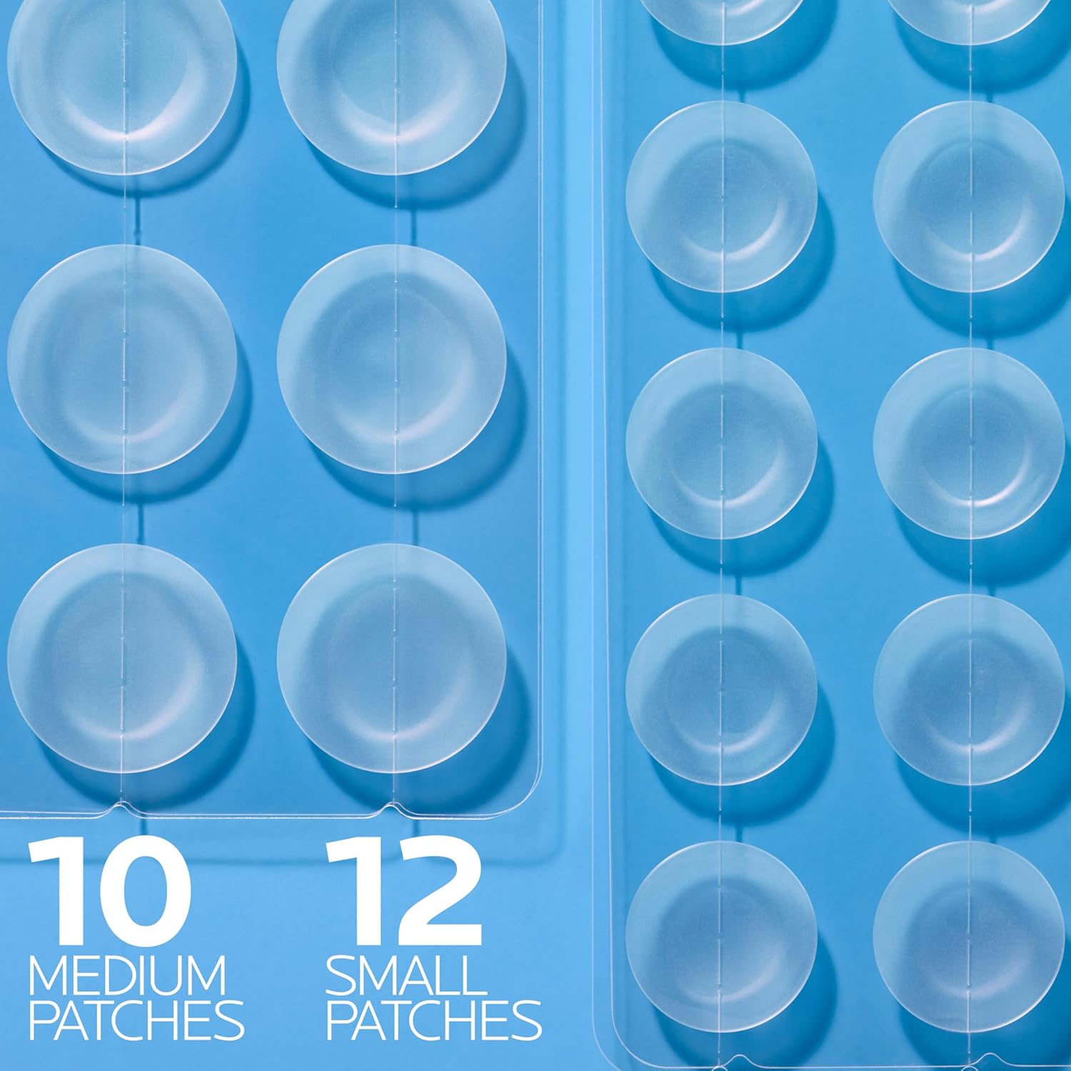 La Roche-Posay Effaclar Multi-Target Blemish Patches, Hydrocolloid Pimple Patches For Face Shields, Targets & Absorbs, Suitable Under Makeup, 22 Patches, 12 Small Size & 10 Medium Size