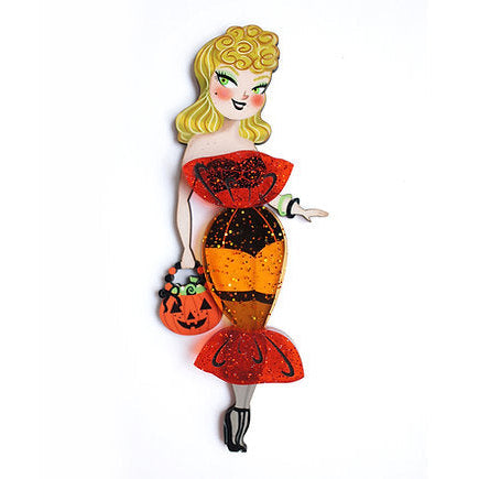 Lady Caramel Brooch by Laliblue
