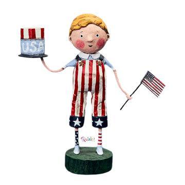 Land that I Love Lori Mitchell Patriotic Figurine