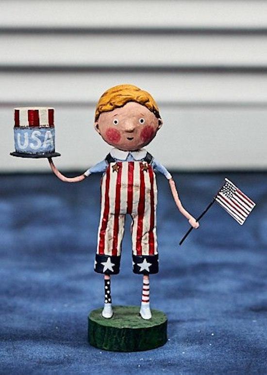 Land that I Love Lori Mitchell Patriotic Figurine