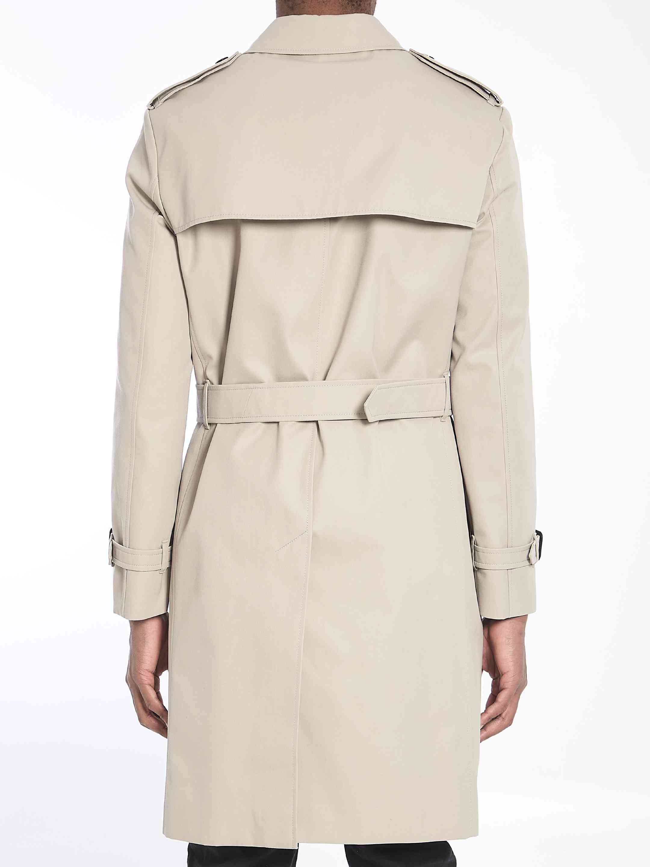 Burberry Men Long Trench Coat