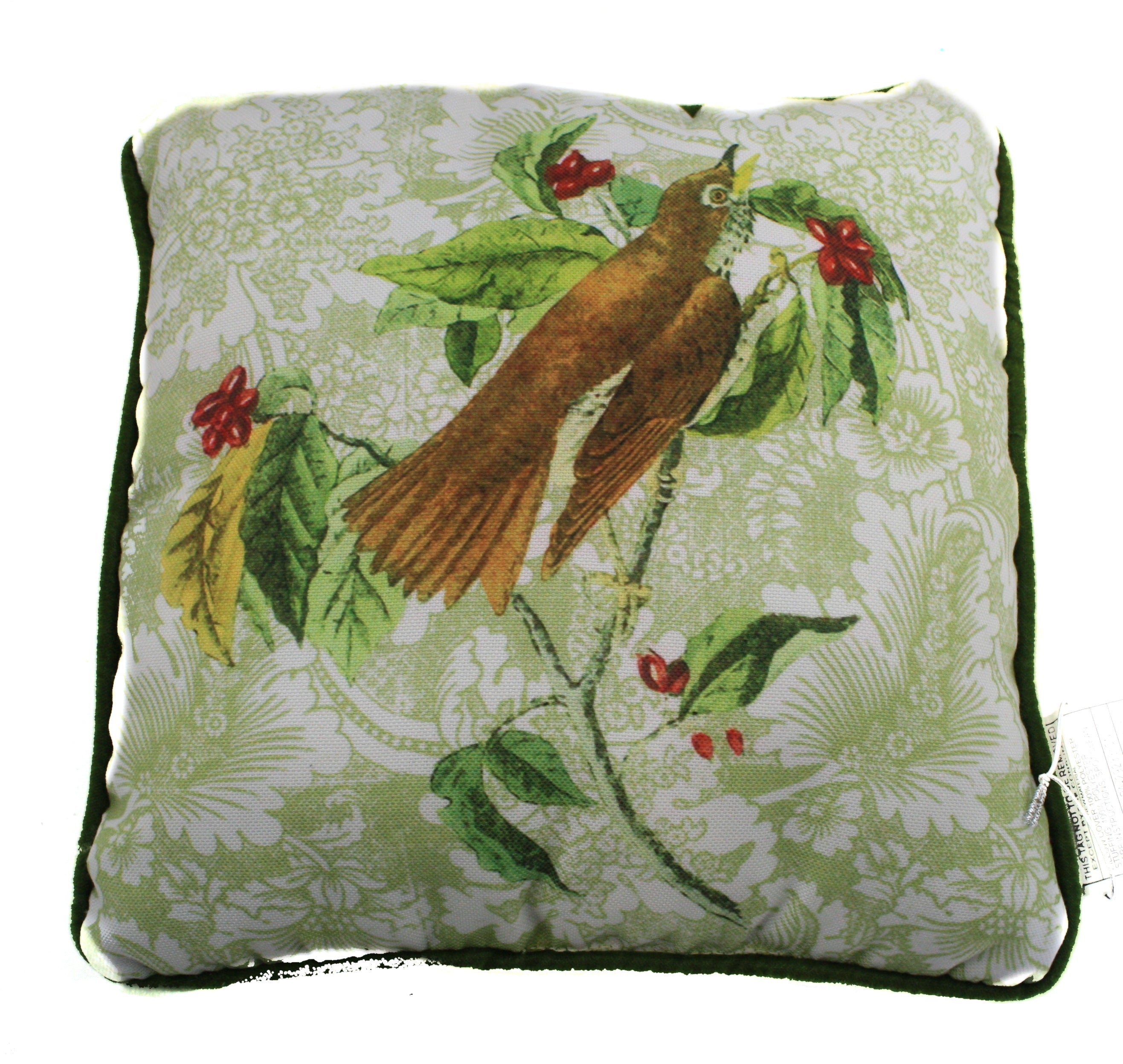 Festive Bird Pillow - Chicadee