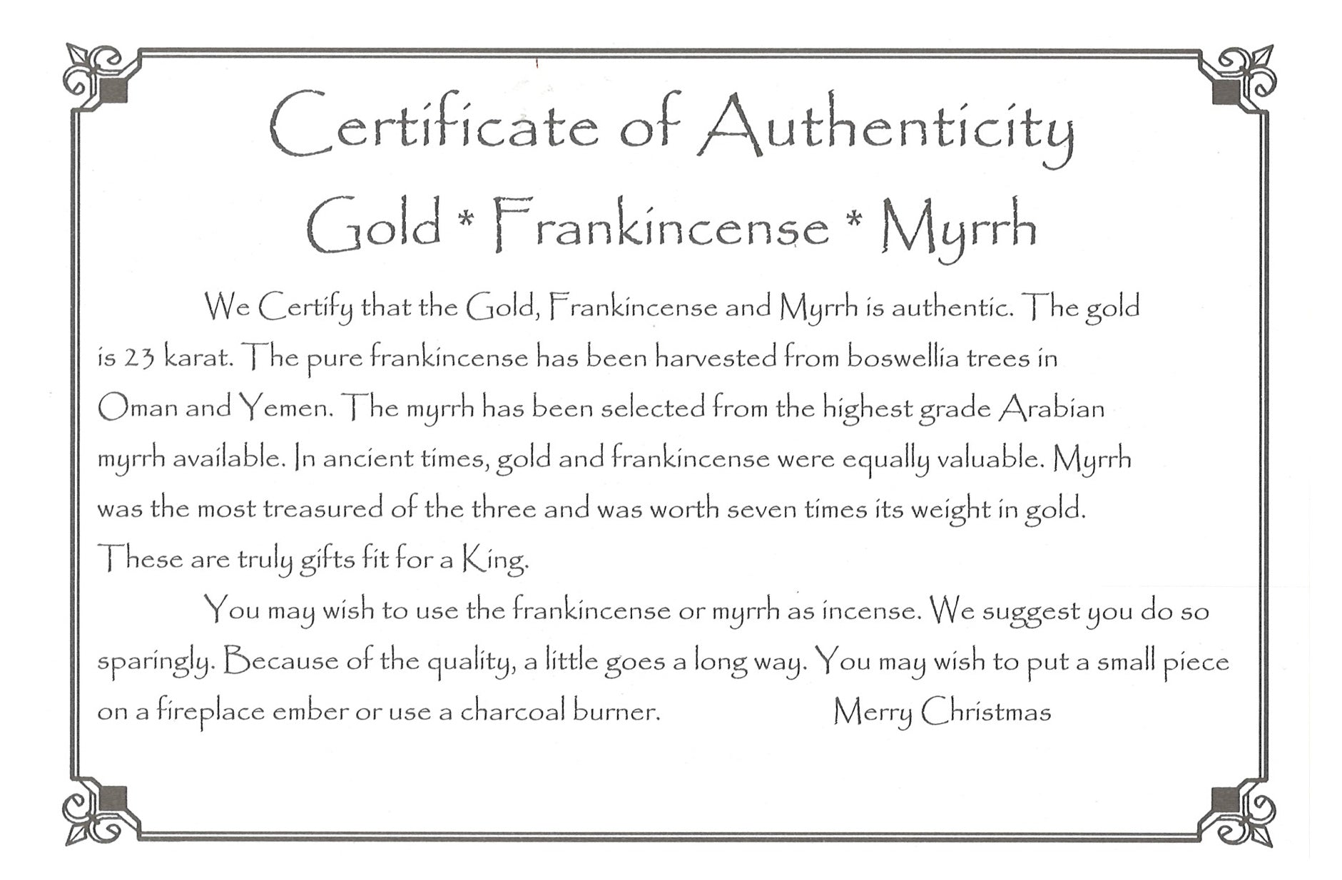 Gifts of the three Kings - Heirloom Box Set