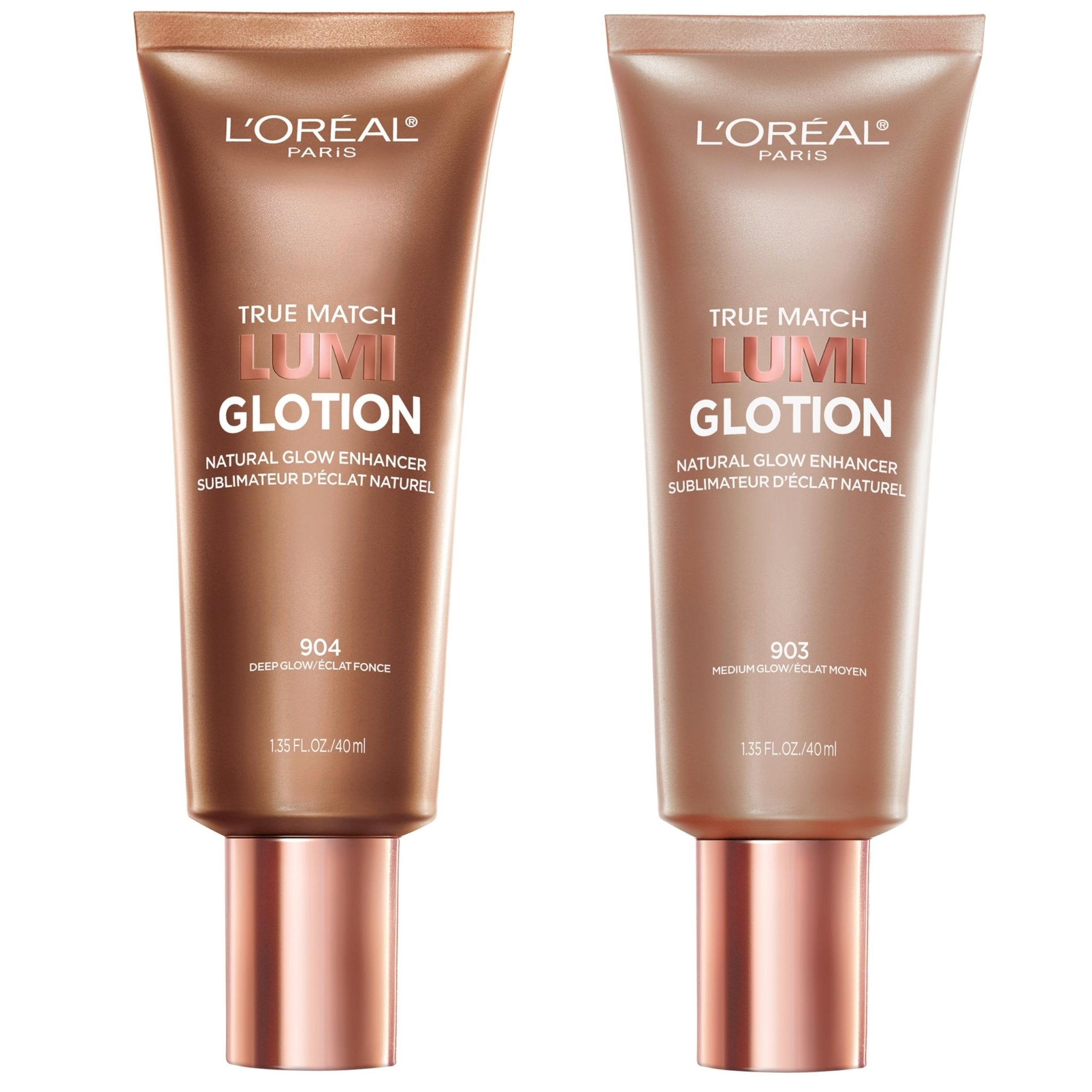 L'Oreal Paris Makeup True Match Lumi Glotion, Natural Glow Enhancer, Illuminator Highlighter, Bronzing Drops For a Sun-Kissed Glow, 902 Light