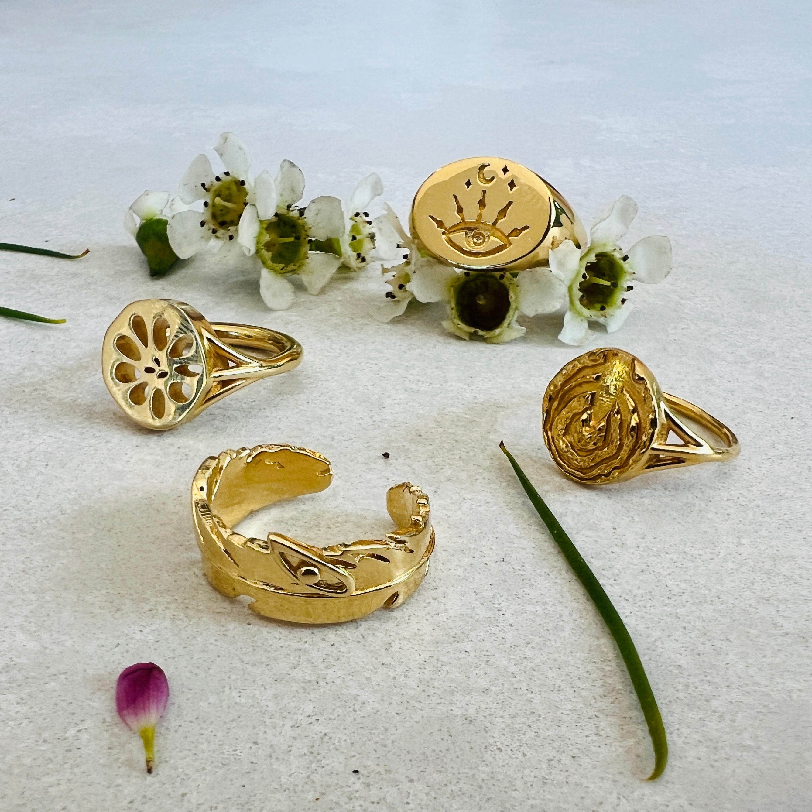 Evil Eye Signet Ring