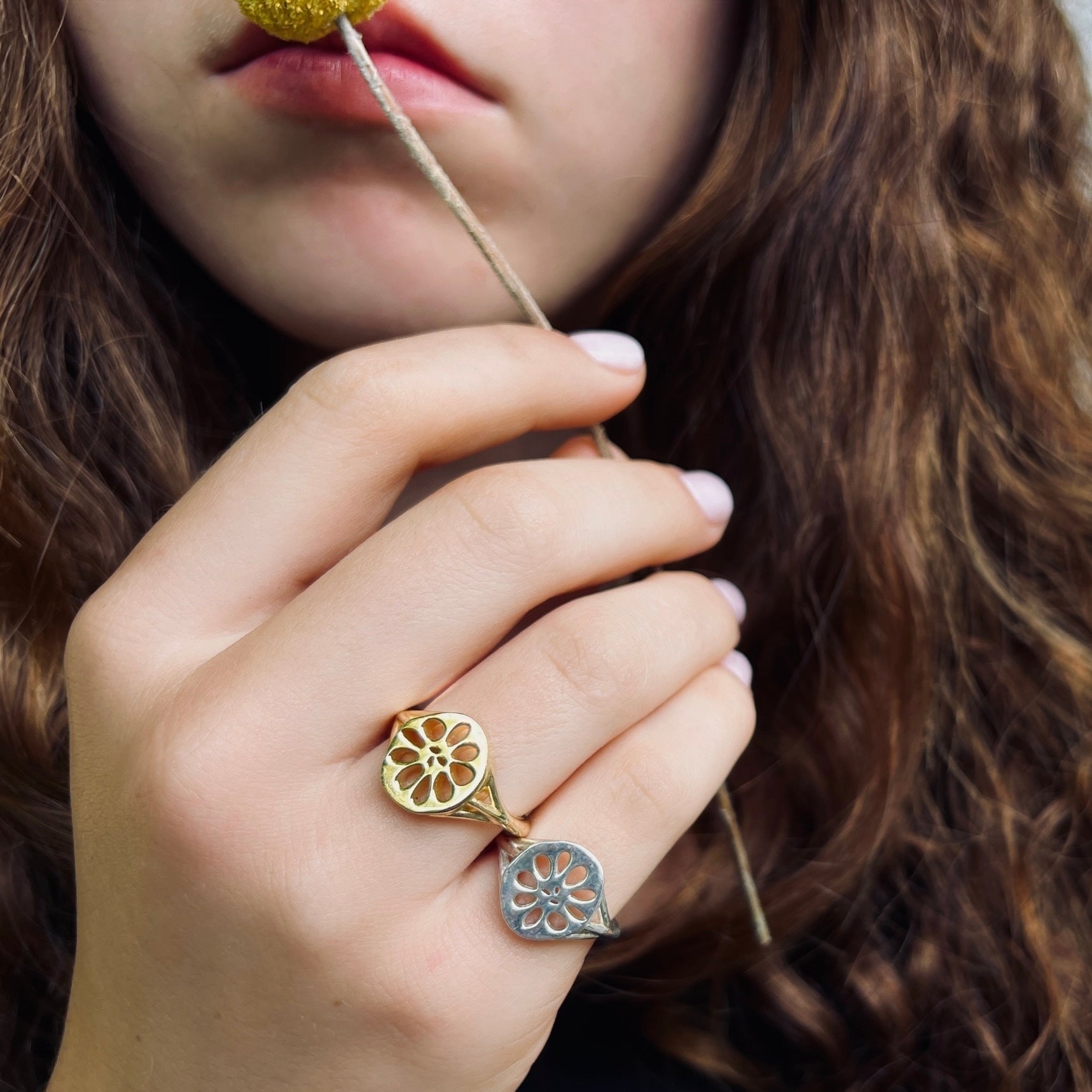 Down To Earth //  Lotus Root Ring